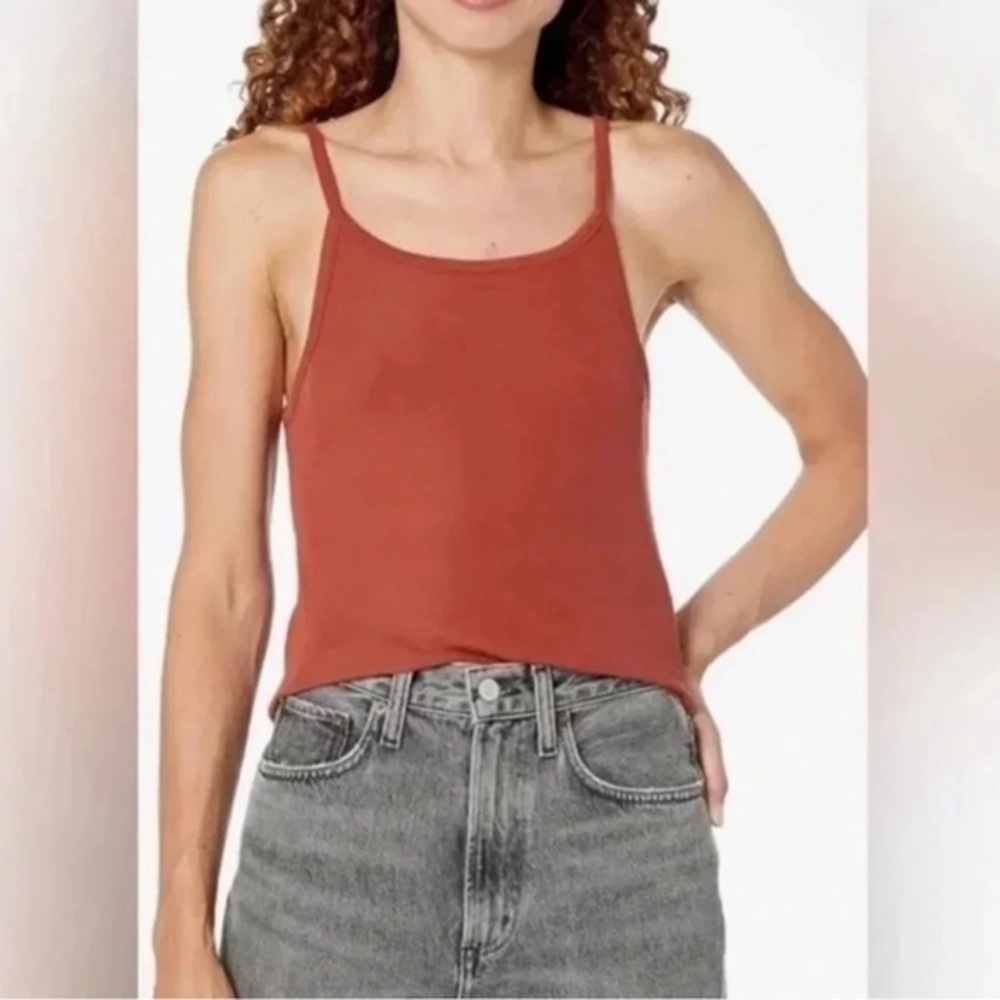 Free People Three Day Weekend Tank Top Terracotta Intimately Size Small
